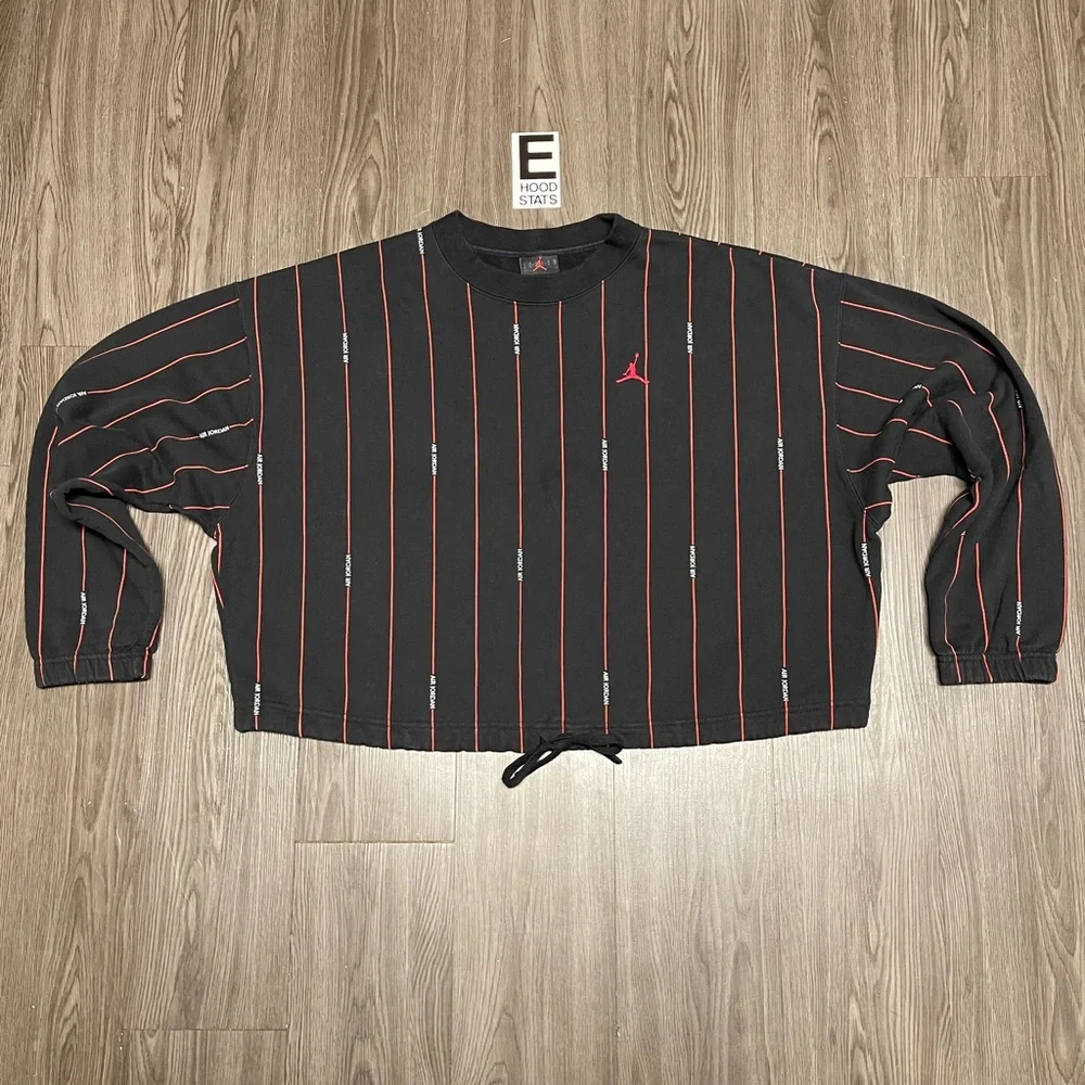 Air Jordan Crop Top Womens Size 1X Loose Fit Crewneck